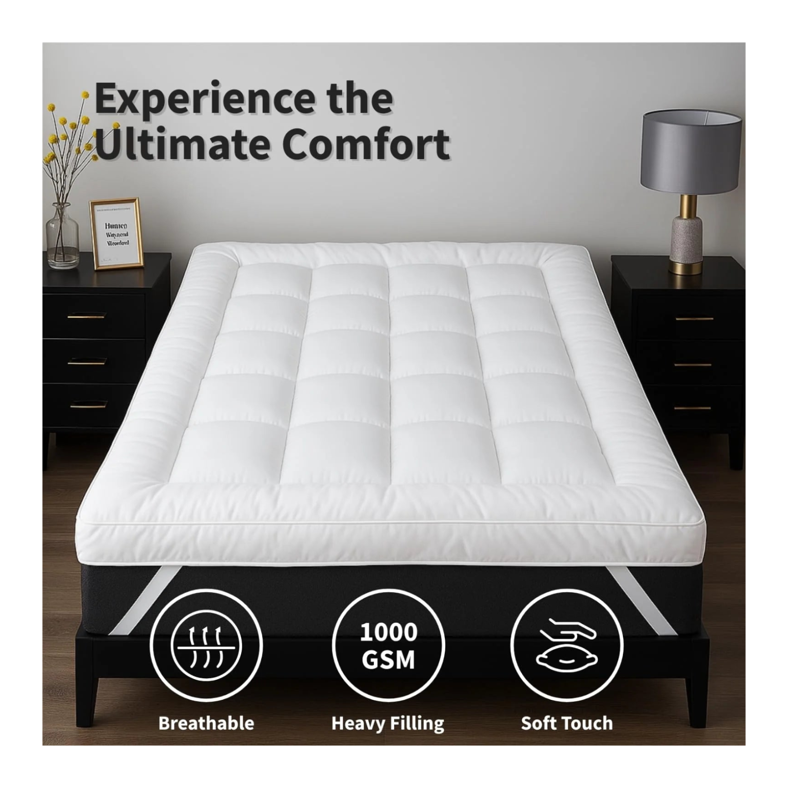 PureCloud™ Down Alternative Mattress Topper
