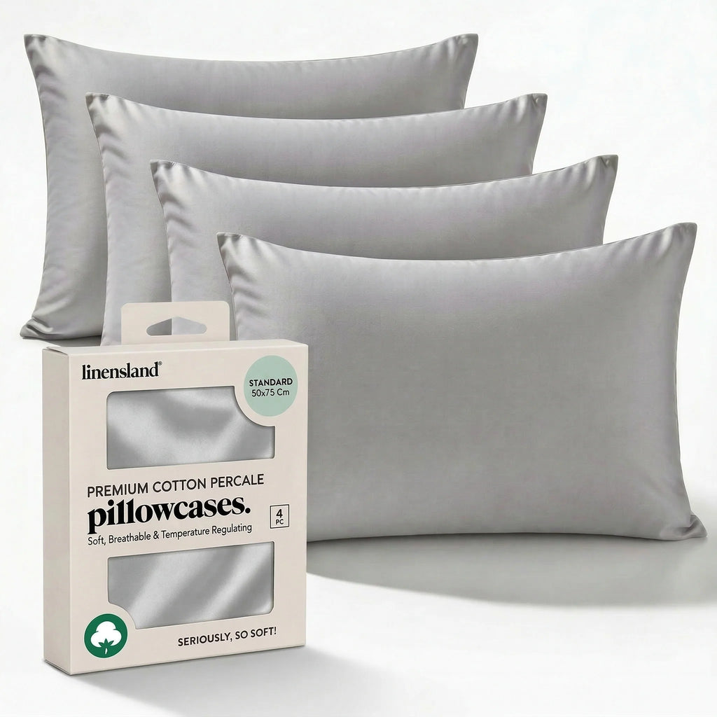 Pack-4 Egyptian Cotton Pillowcases